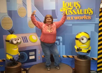 Happy individual Playing with community members